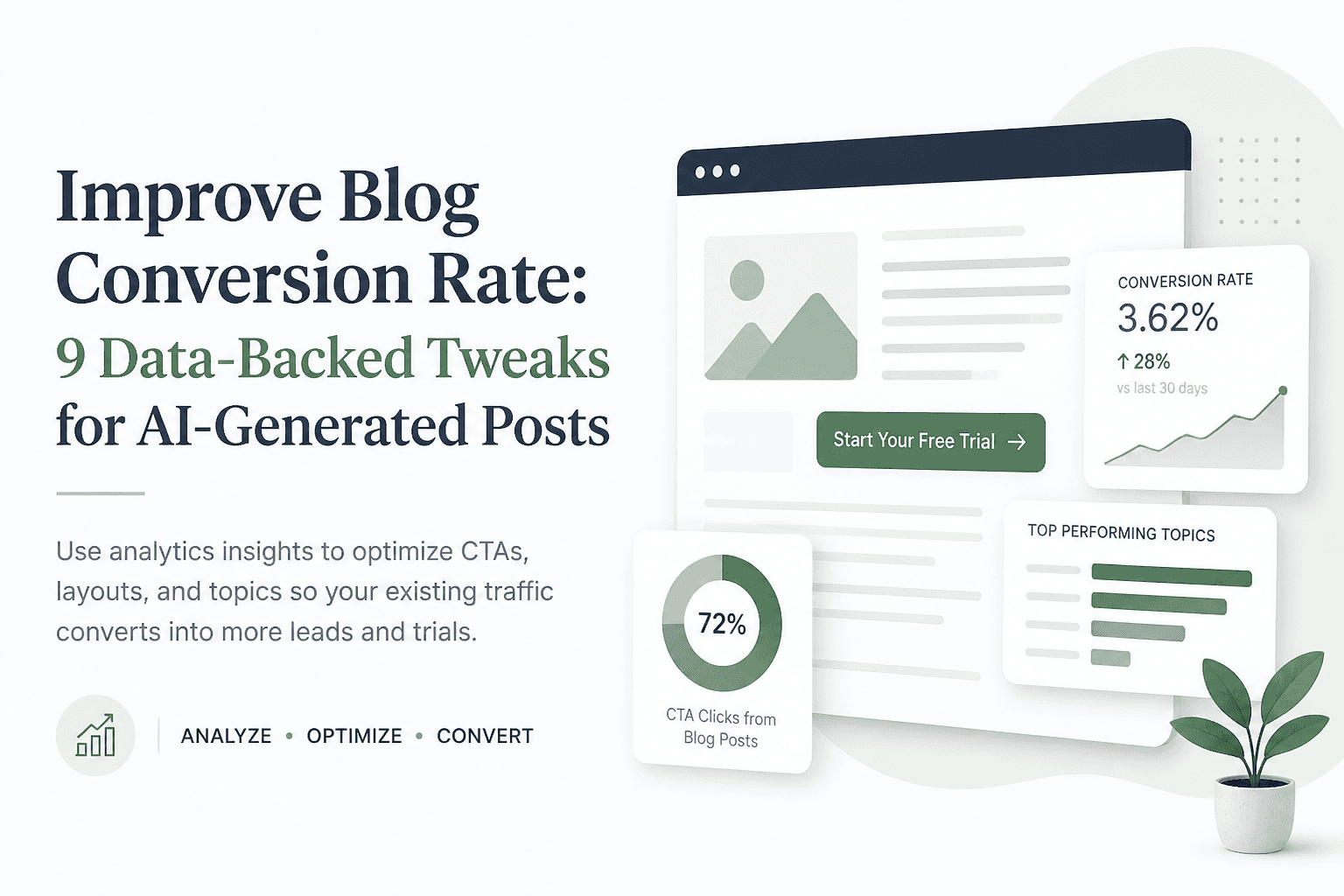 Improve Blog Conversion Rate: 9 Data-Backed Tweaks for AI-Generated Posts
