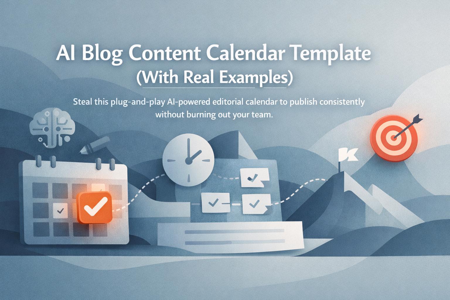 AI Blog Content Calendar Template (With Real Examples)
