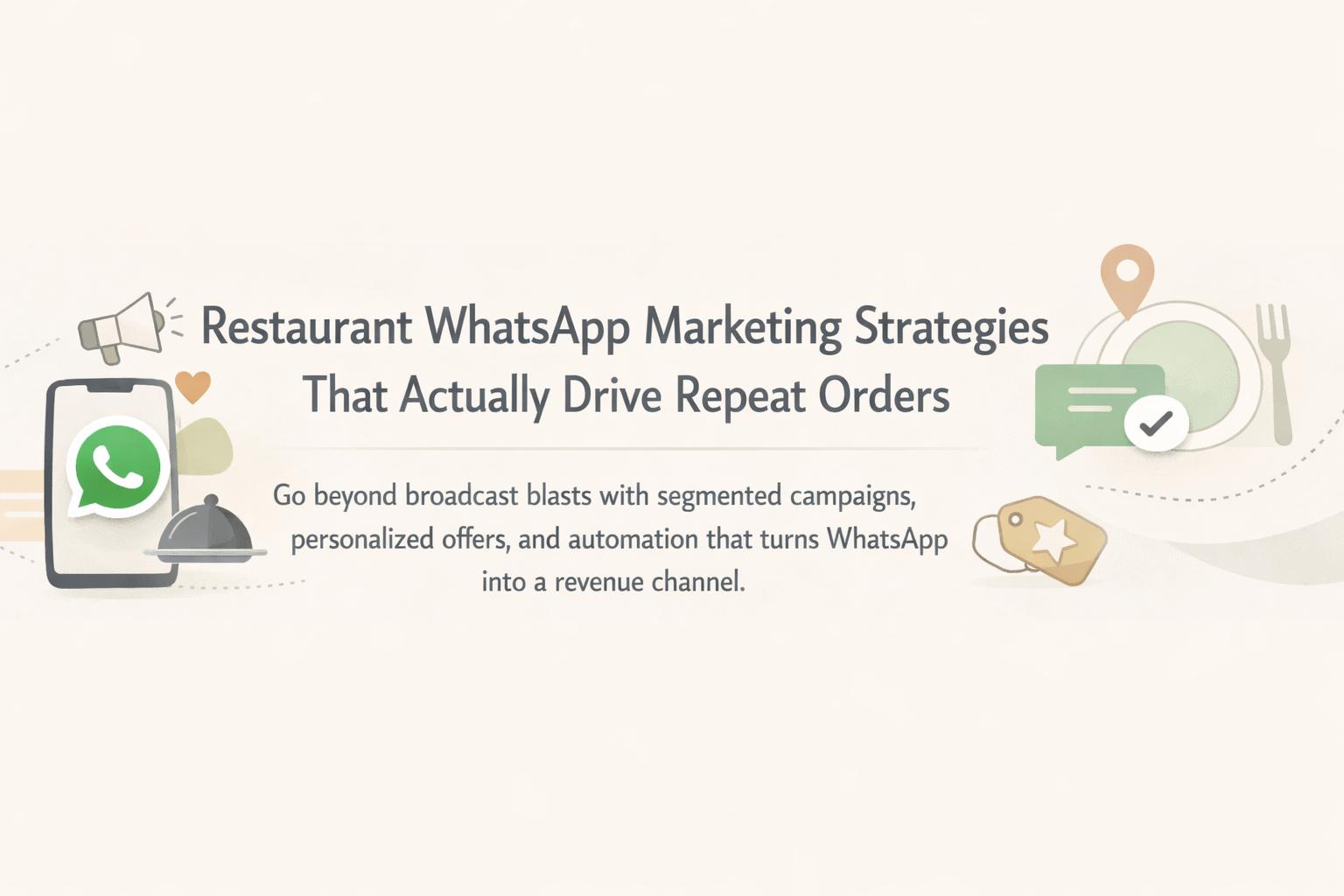 Restaurant WhatsApp Marketing Strategies That Actually Drive Repeat Orders