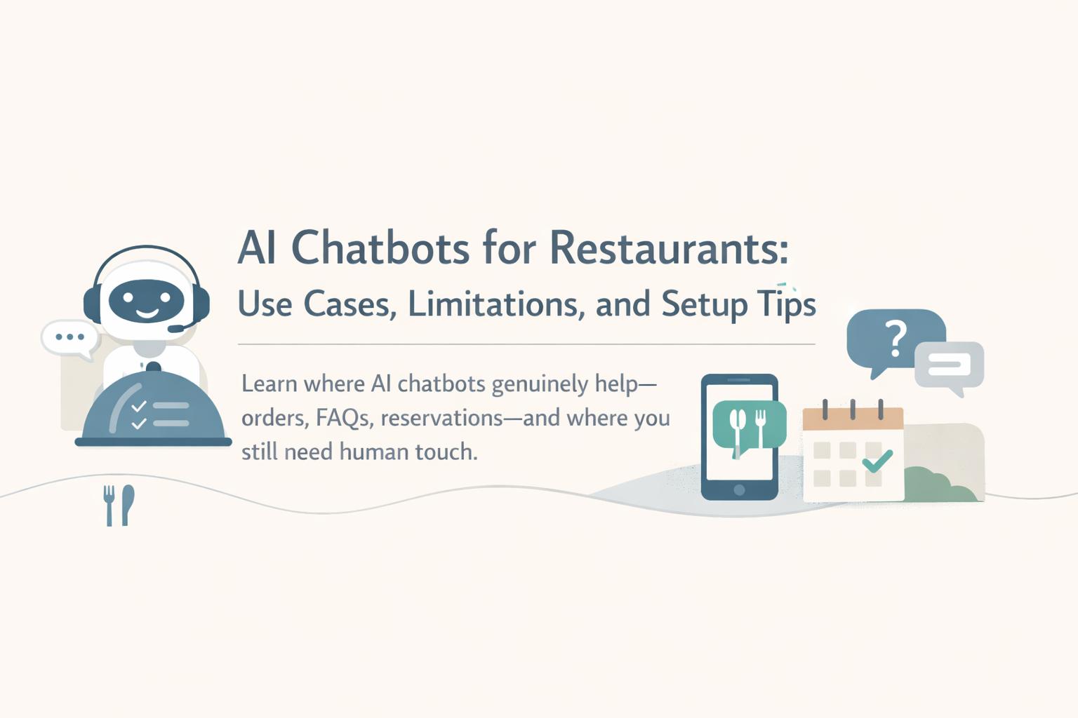 AI Chatbots for Restaurants: Use Cases, Limitations, and Setup Tips