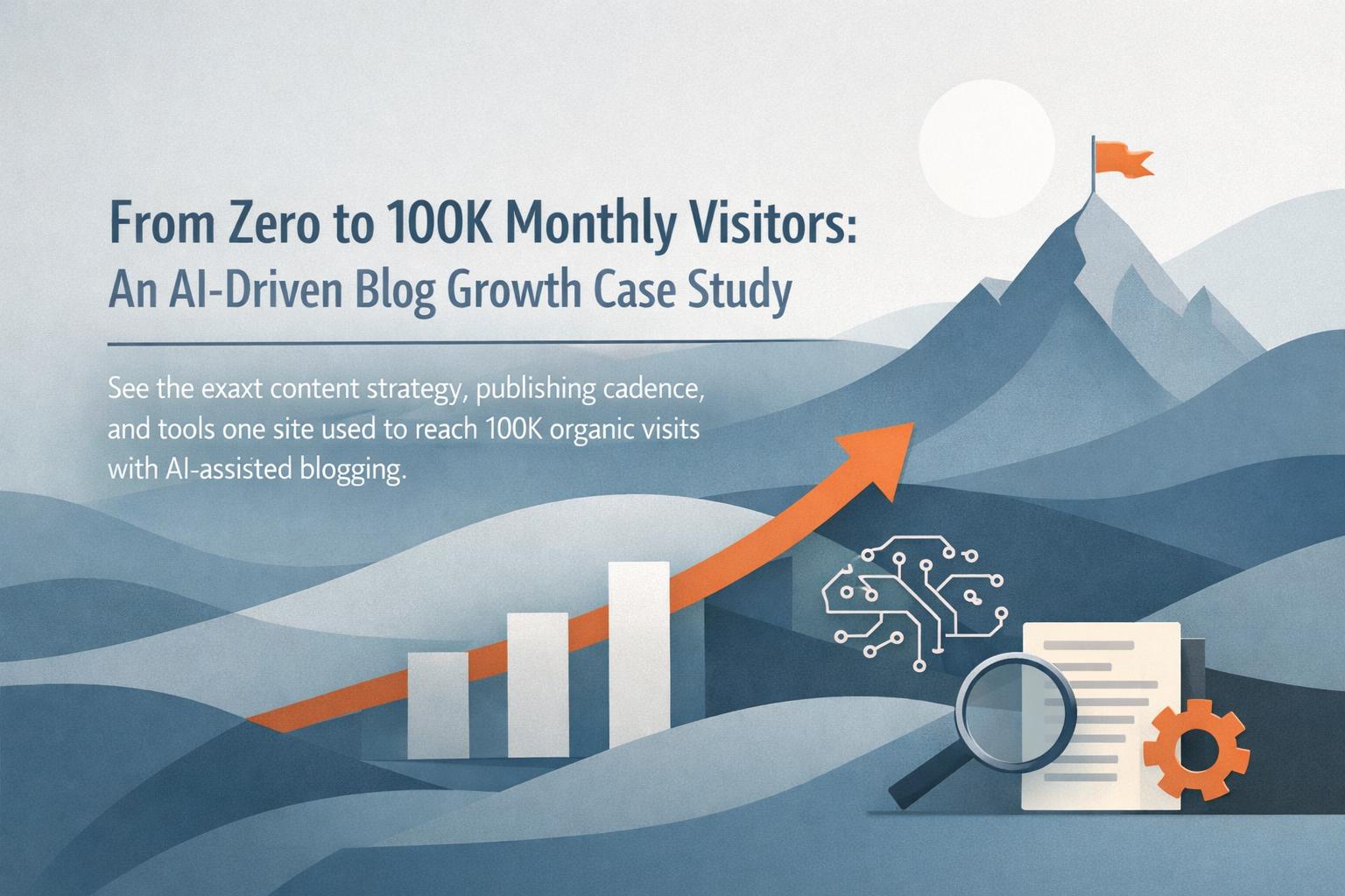 From Zero to 100K Monthly Visitors: An AI-Driven Blog Growth Case Study