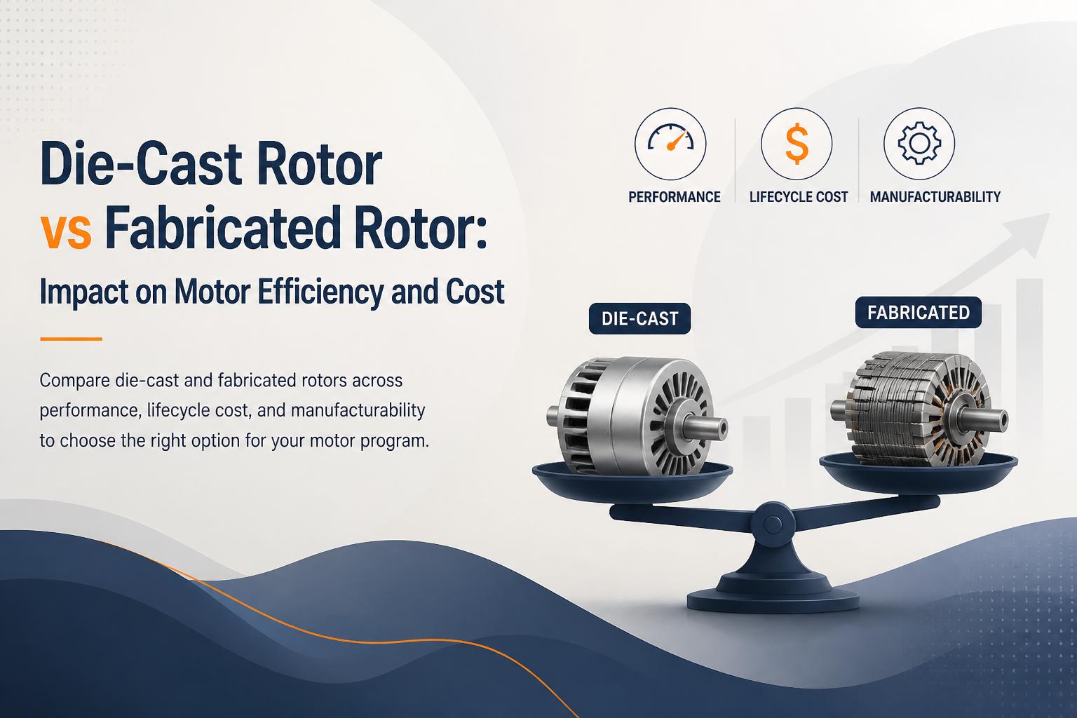 Die-Cast Rotor vs Fabricated Rotor: Impact on Motor Efficiency and Cost