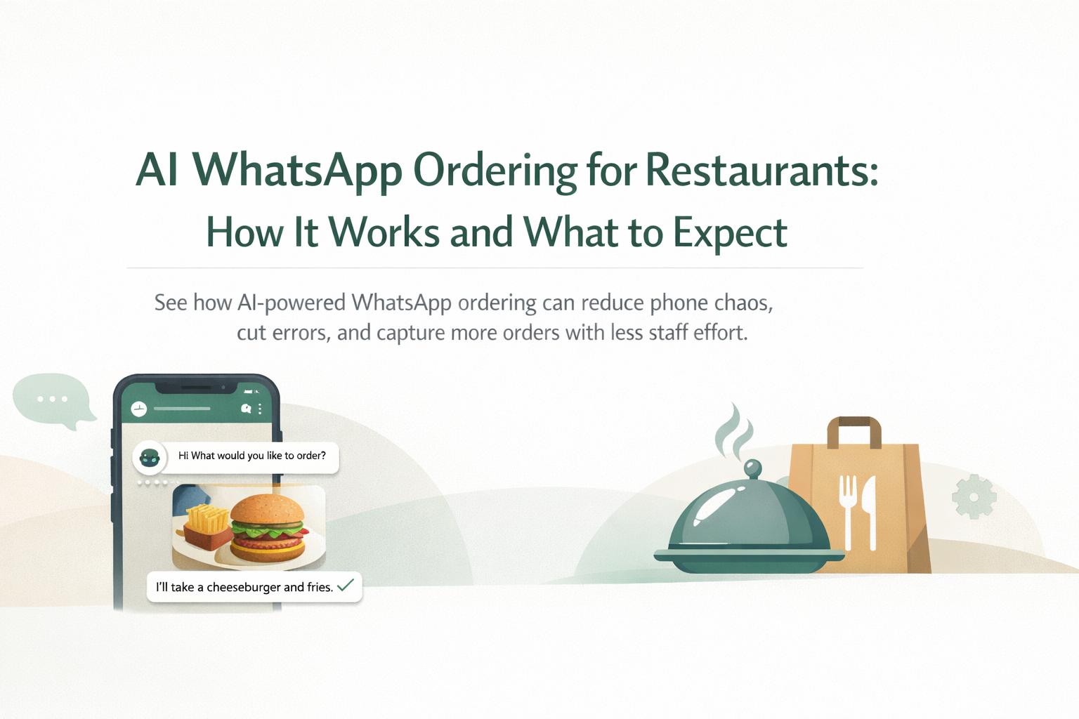 AI WhatsApp Ordering for Restaurants: How It Works and What to Expect
