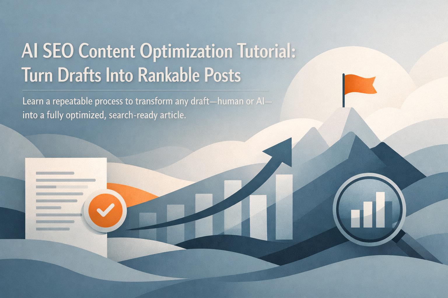 AI SEO Content Optimization Tutorial: Turn Drafts Into Rankable Posts