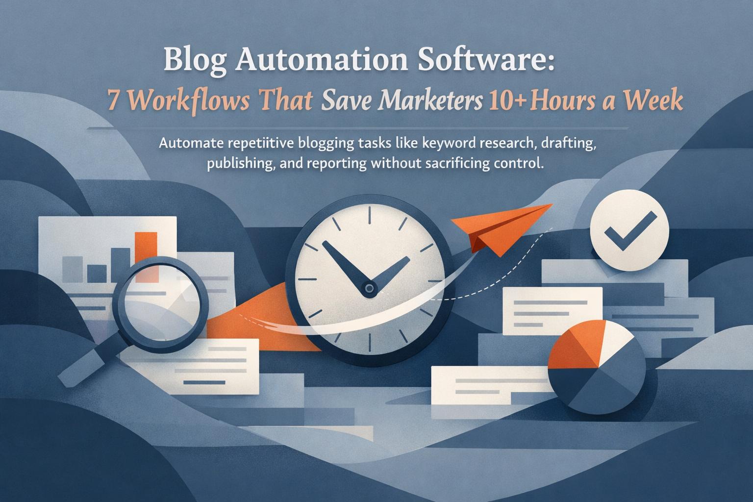 Blog Automation Software: 7 Workflows That Save Marketers 10+ Hours a Week